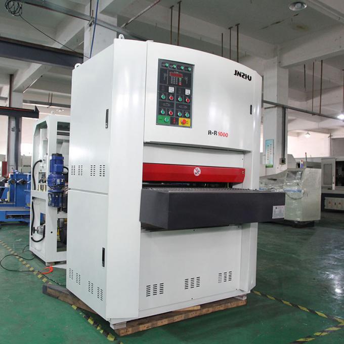 Duurzaam Hoog Efficiënt Droog slijpen Rr1000mm Metalen onderdelen Oppervlak Deburring Plaat Metalen Buffing Tekenmachine voor metaal 9