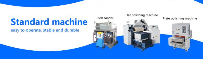 Automatische machine voor het polijsten van platte vellen van roestvrij staal op maat voor het polijsten en afwerken van metalen oppervlakken 0