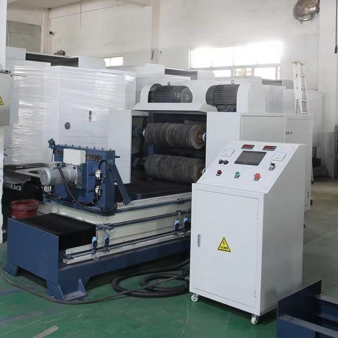 8k Spiegel Haarlijn Draadtrekken Afwerking Automatische Metalen Pijp / Buis Vierkant / Rond Polijstmachine Voor Oppervlakteafwerking 8