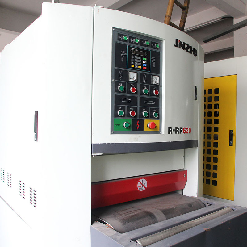 Elektrische Regelbare Riemschuurmachine voor Metaal met Twee Schuurmachines DE-Slagman Burr Removal Edge Radiusing Wide-Riem