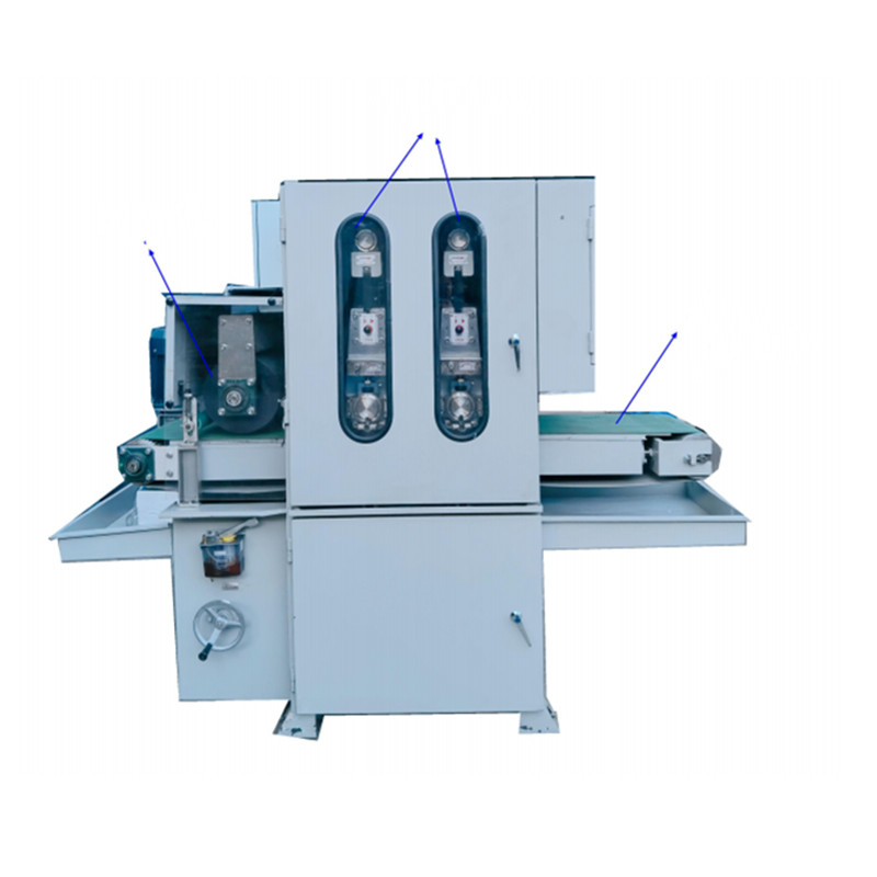 1.5KW Vacuum Motor Power Metal Finishing Machine 60mm Met 5.5KW Swing Motor Power