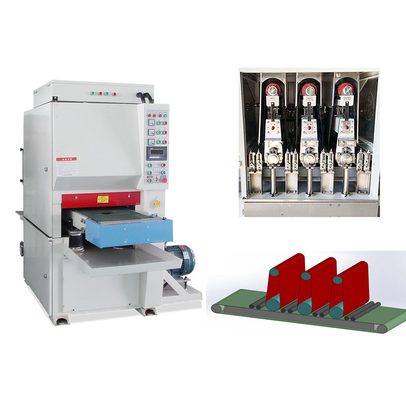 Roterende motorvermogen 5,5 kW Metalsandmachine 150 mm 400 mm Maximale werkbreedte