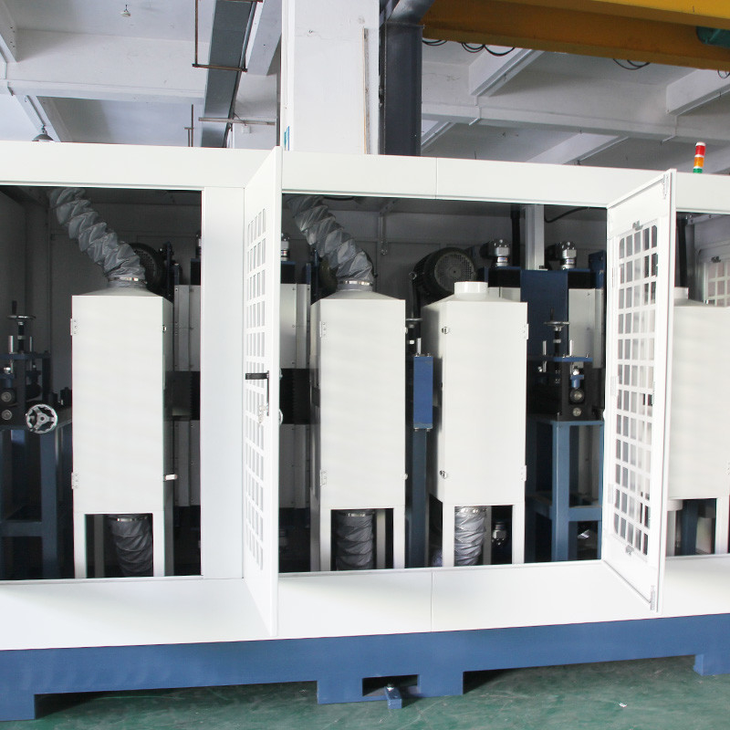 Metalen materiaal Staal spoel natte metaal deburring Automatische staal spoel Multi-head natte metaal polijstmachine voor spoelen